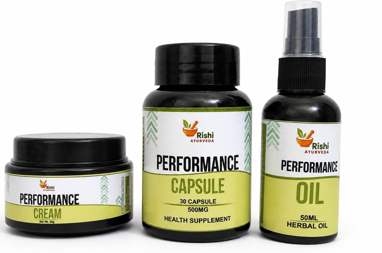 Performance Booster Kit (Cream, Capsule & Oil)